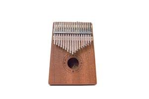 Belear 17 Key Kalimba Natural Sapele Wood Thumb Piano